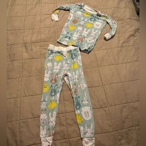 Two piece little sleepies baby size 12-18 month bunnies pajama set